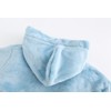 CJMJXPH Boys Fleece Robe, Hooded Toddler Soft Fuzzy Bathrobe for