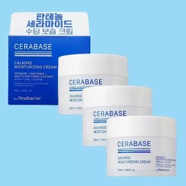Real Barrier 바이 리얼베리어 세라베이스 카밍 모이스처라이징 크림 50ml x 3개 By Real Barrier Cerabase Calming Moisturizing Cream 50ml x 3 pcs [Cerave Moisturizing Cream 50ml 3 pieces]