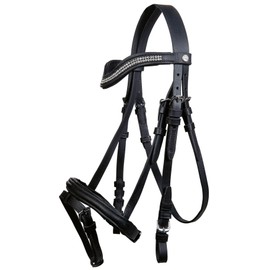 HKM Little Star Bridle Black Shetty