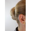 Hairpiece: elaborately braided braid bun hair bun braid costume traditional