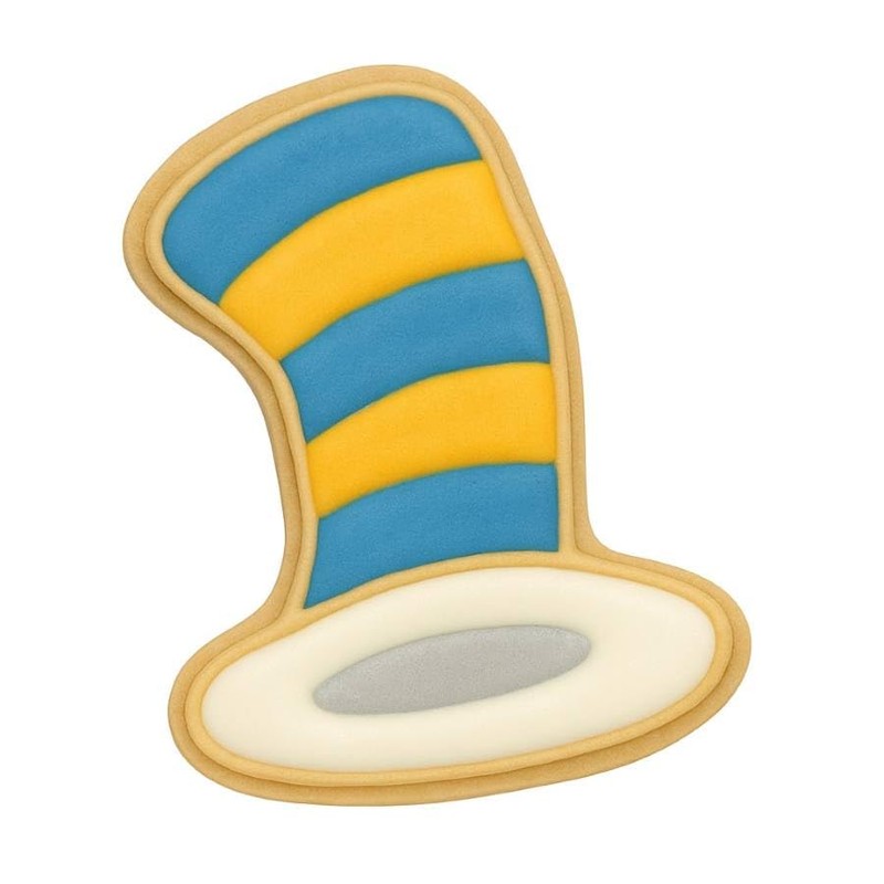 Floppy Top Cat in the Hat 5.5 Inch Cookie Cutter