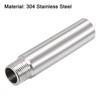 uxcell Shower Head Extension Arm Stainless Steel 1/2PT Male to