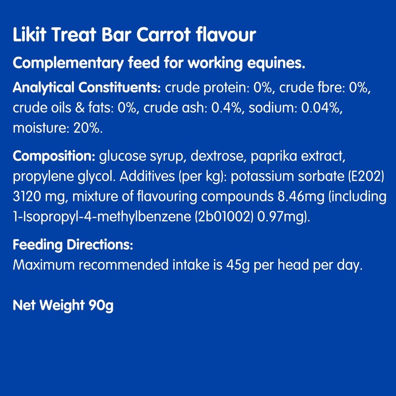 Likit Treat Bar 90g | Great Horse Treat for Training