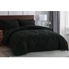 Chezmoi Collection Jasper Black Oversized Queen Bed in a Bag