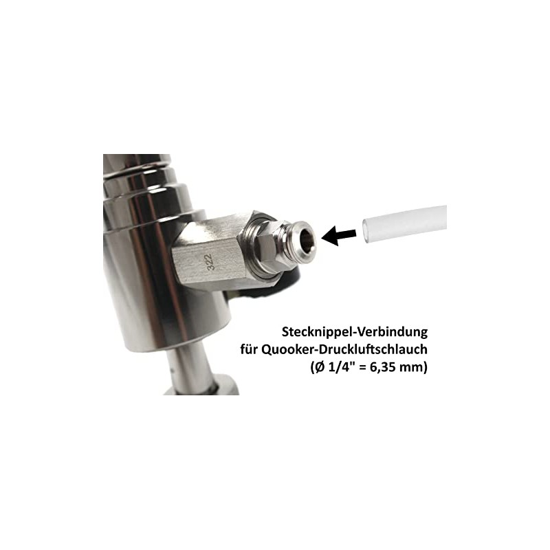 Premium CO2 Pressure Regulator (Hiwi) Pressure Regulator for Converting Quooker