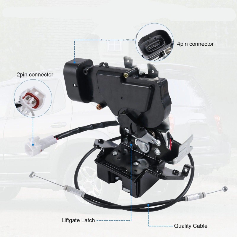 Partscollect Rear Trunk Hatch Tailgate Latch Lock Actuator For 01-07