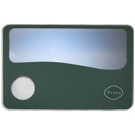 LUMAGNY Fresnel Magnifier | Wallet-Sized | 2X & 4X Magnification | Integrated LED Light | Ideal for Low-Light Reading & Fine Print