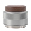 Coffee Distributor Tamper Constant Pressure 304 Stainless Steel Wood Handle