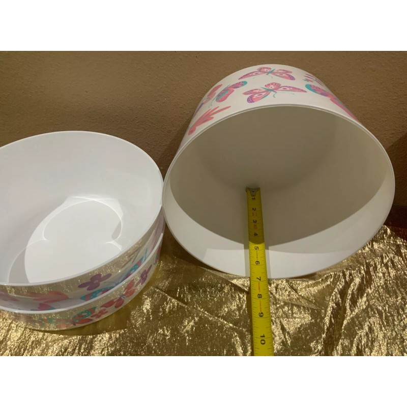 New Tupperware UNIQUE Butterfly & Flowers Theme Ilumina StacknStore Set