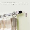 6PCS Curtain Rod Brackets Iron Adjustable Window Curtain Rod Support