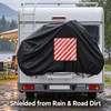 RV Caravan Rear Bike Cover for 1-2 Bicycles, 210D Oxford