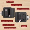 RV Entry Door Lock, 100% Metal Camper Lock, Travel Trailer