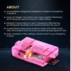 Pink Model B (open) SB Components Raspberry Pi Case