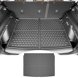 HUYINPJ Cargo Mat Trunk Liner Compatible with Ford Bronco Sport 2021-2025 All Weather Car Accessories Trunk Mat for Bronco Sport 4-Door 2021 2022 2023 2024 2025(Cargo mat)