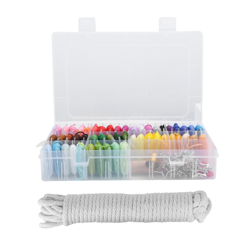 Embroidery Thread Organizer Storage Box Embroidery String for Bracelets Stitch