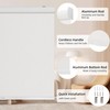 ChrisDowa Cordless Blackout Roller Shades for Windows, Striped Free-Stop Window