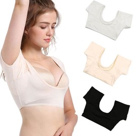 Women's armpit pad short top 1P big size summer armpit underwear - Skin FREE (xl) / 여성 겨땀패드 숏탑 1P 빅사이즈 여름 겨드랑이 속옷 - 스킨FREE(xl)
