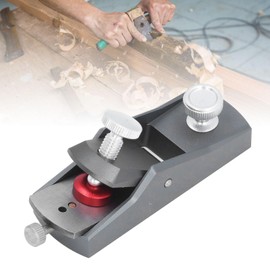 Small Hand Planer, Mini Wood Planer CNC Machined Adjustable Cutting Thickness for Handcraft