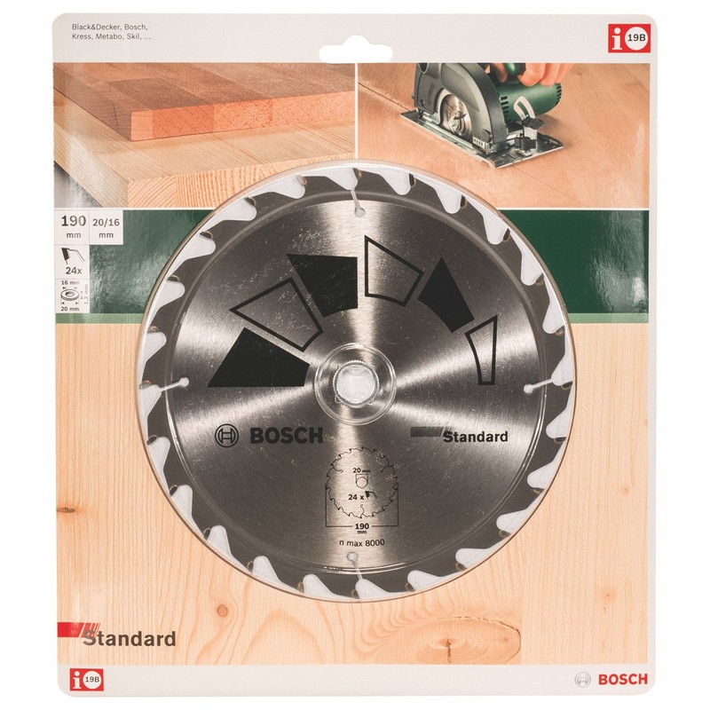 Bosch 1 x Circular Saw Blade Standard (Saw Blade for