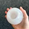 NKlaus Selenite Tea Light Holder Round Diameter 6.5 cm -