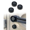 AZUTO Magnetic Keyhole Covers for Jeep Wrangler JK 2007-2017, Door