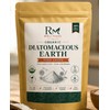 Organic Food Grade Diatomaceous Earth Powder - Natural Silica Supplement