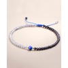 Jewever Moonstone with Blue Sandstone Bracelet Anklet for Women Energy