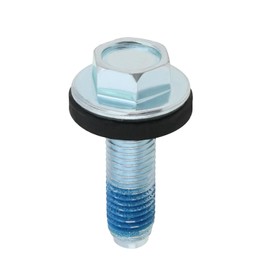 EMSea 1 x Washer Agitator Bolt with Rubber Seal Replacement Part WP358237 358237 Compatible with Whirlpool Compatible with Maytag