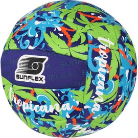 Sunflex® Neoprene Accessories Beach and Funball Tropical Wave Size 5 Volleyball Soft and Lightweight for the Beach and Water Extremely Robust and for All Age Groups