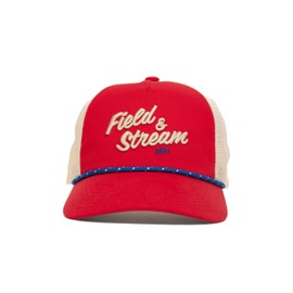 Field & Stream Men's Cap, AL's/Red/Ivory, 5 Panel