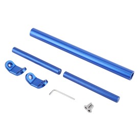 Aluminum Alloy CNC Balance Bar Crossbar Handlebar Extended Reinforcement for MotorcycleBlue