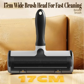 Katartizo Pet Hair Removal Tool, Pet Hair Remover - Lint Roller for Pet Hair - Cat and Dog Hair Remover for Couch, Furniture, Carpet, Car Seat, Reusable Lint Roller with Fur Bin, Pet Owner Essential ﻿