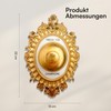 TOPANBIETER 999 Champagne Bell Shine Effect Stylish Luxury Decoration with