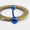 Luxe Modz Belly Ring 14g Blue Anodized Titanium
