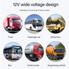 DC 12V Vehicle Interior Dome Camera Video Audio Recording Wide