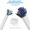 YIUTERA Organizador de Cables, Manguitos de Cable Cubre Cables Protector