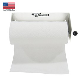 Pit Posse 573 Paper Towel Holder Dispenser Aluminum Enclosed Trailer Shop Garage Storage Organizer-Made in USA- 5 Year Warranty