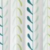 iDesign Spring Vine Fabric Polyester Shower Curtain, 72" x 72"