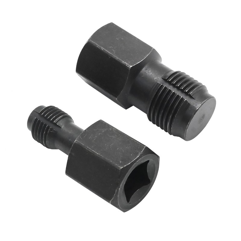 JUUDDENPARTS 2Pcs Oxygen Sensor Socket Thread Chasers Set, Black Oxygen