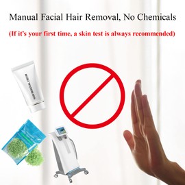 Spring Hair Remover - 4 Pack Stainless Steel Spring Epilator - Facial Hair Remover for Women Face, Chin Hair, Upper Lip Hair, Women Mustache (Purple)