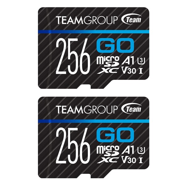 TEAMGROUP TEAMGROUP GO Card 256GB x 2 Pack Micro SDXC