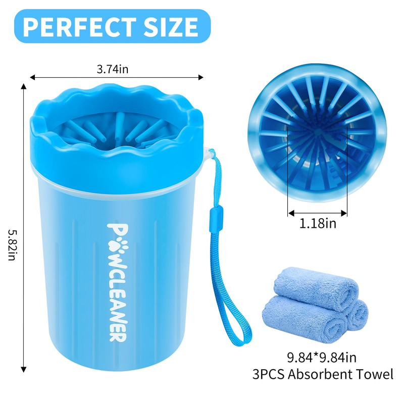 Dog Paw Cleaner, Dog Paw Washer, Paw Muddy Paw Cleaner,