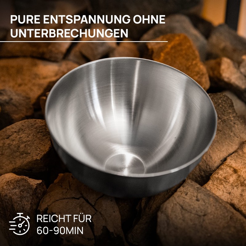 EDERHEIN Sauna Evaporator Bowl - Extra Large Diameter 12 cm