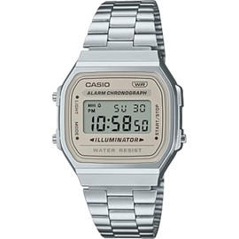 Casio A168wa-8ayes Watch One Size, silver, Bracelet