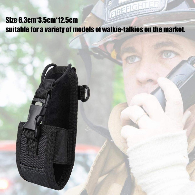 Folany Walkie Talkie Holder, Universal Pouch Case for Two Way