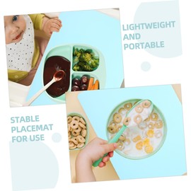 IWOWHERO 2 Manteles Individuales para Niños Manteles Individuales para Manteles Individuales para Escritorio Manteles Individuales De Silicona Manteles Individuales para Niños