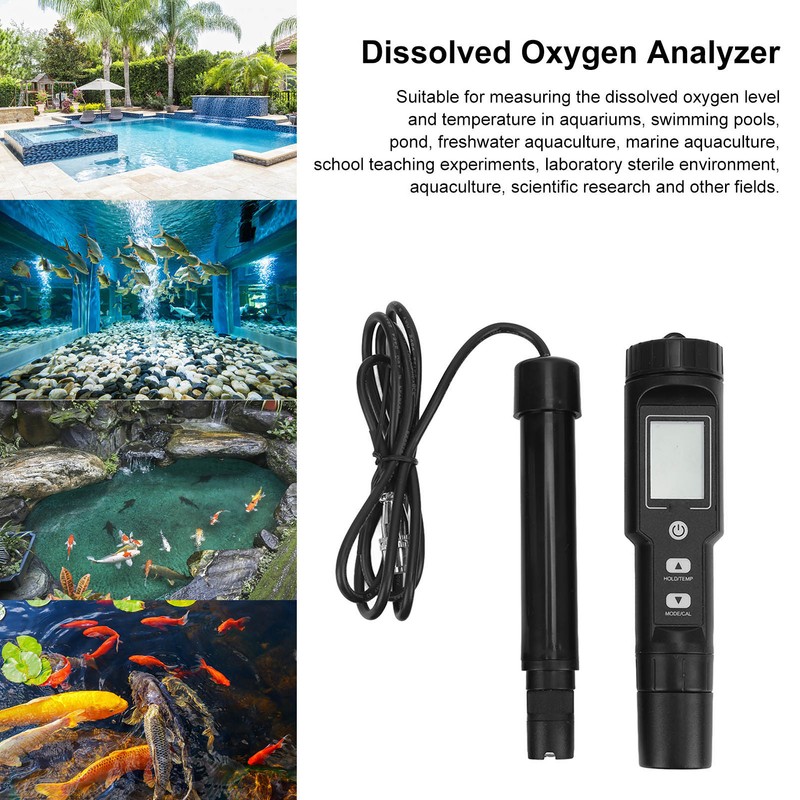 DO9100 Portable Digital Dissolved Oxygen Meter with Temperature Detector for