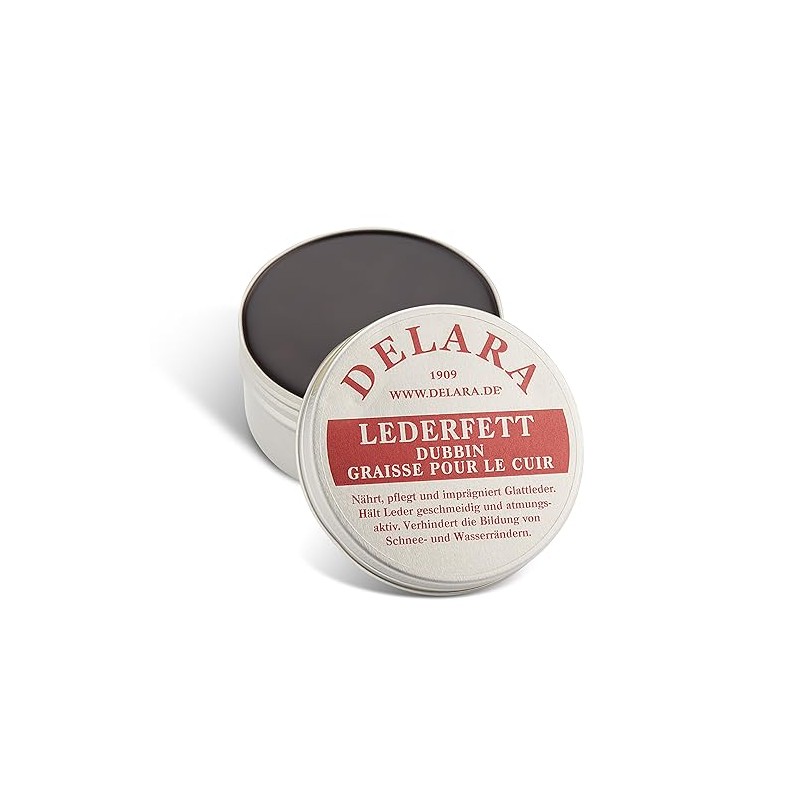 DELARA Dubbin Leather Softener for Boots, Horse Tack etc. Colour: