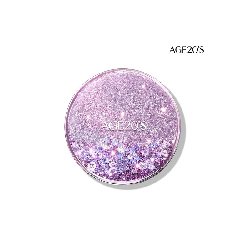 AGE20'S New Original Essence Cover Pact Shining Drop Edition (Purple