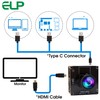 ELP 4K HDMI USB Camera Wide Angle for Computer Monitor